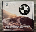 OEM BMW Floating Center Caps - Original Style Black White