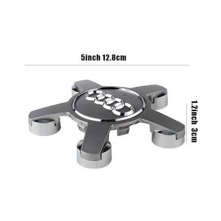 OEM Audi Floating Center Caps - Silver Split Spoke