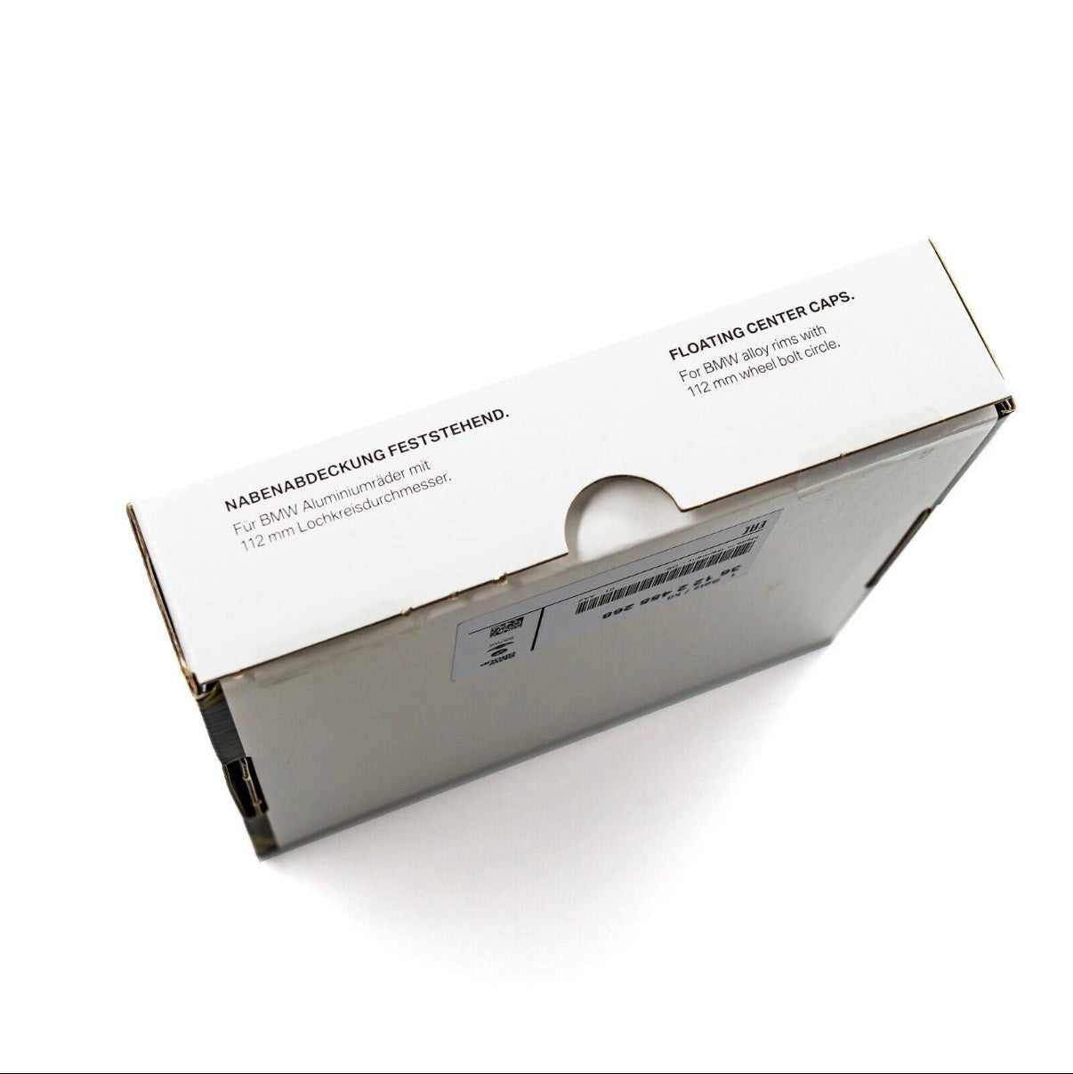 OEM BMW Floating Center Caps - Original Style Full Black