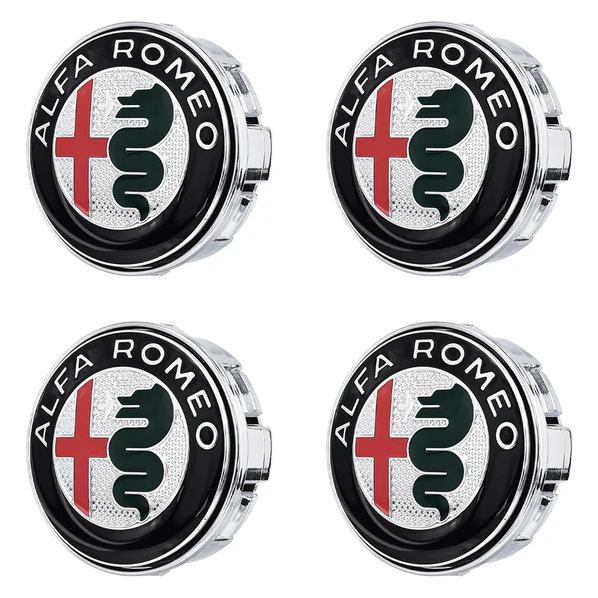 OEM Alfa Romeo Floating Center Caps - Original Style