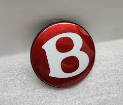 OEM Bentley Floating Center Caps - Red/White