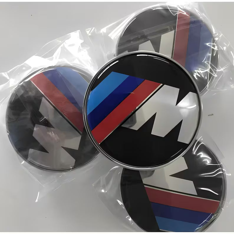 OEM BMW Floating Center Caps - M Power